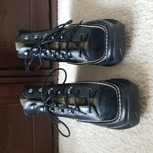Women’s Cole Haan Nike Air Combat Boots | Black - Size 7.5